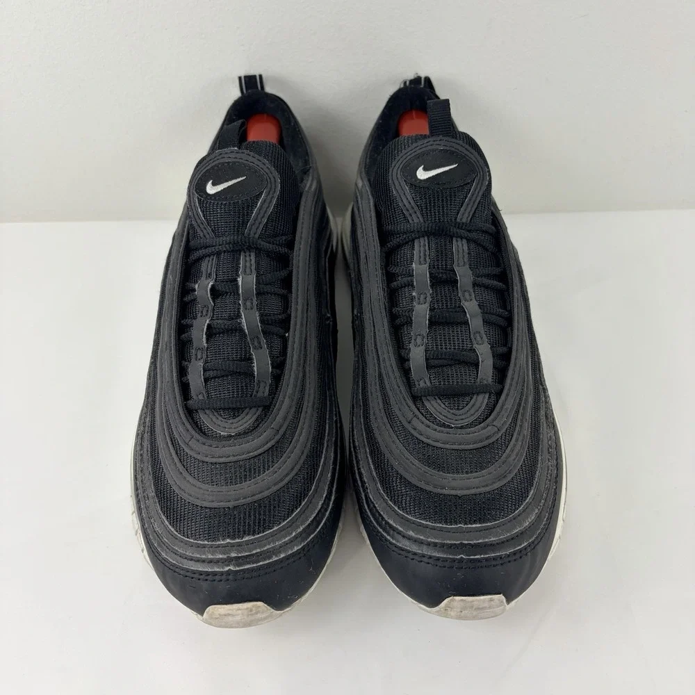 Nike Air Max 97 Men's Black White Running Shoes Size 10.5 Athletic Casual‎ Y2K